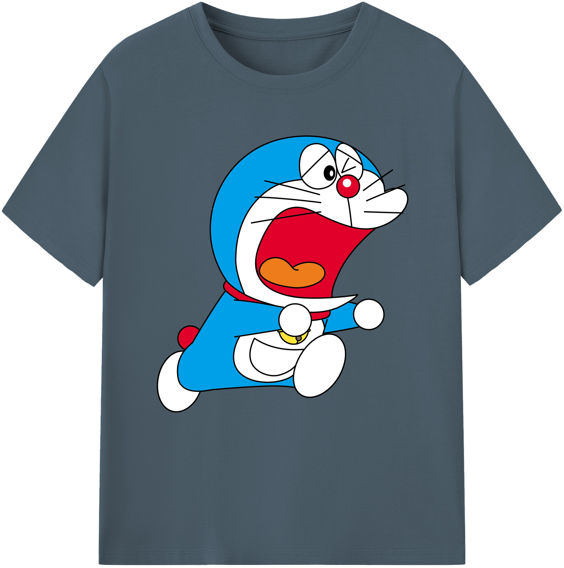 （画像用） ドラえもん Doraemon 綿100％半袖Tシャツ（フロントプリント）